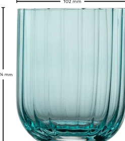 Zwiesel Kristallglas AG Vasen>Windlicht Dialogue petrol