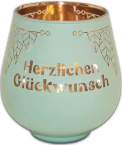 Blechwaren Fabrik Kerzen, Leuchter Und Zubehör>Windlicht Herlichen Glückwunsch Kult