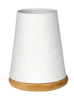 Räder Beleuchtung>Windlicht „Winterstadt", Ø:12,8cm H:16,5cm