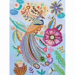 Djeco Kinderpuzzle>Wizzy Puzzles: Funkelnder Vogel, 50 Teile