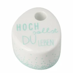 Räder Kerzen, Leuchter Und Zubehör>Wunschkerze ,, Hoch Sollst Du Leben 6x5x3cm "