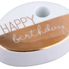 Räder Kerzen, Leuchter Und Zubehör>Wunschkerze „Happy Birthday", gold