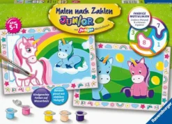 Ravensburger Malen Und Zeichnen>Zauberhafte Einhörner - Malen nach Zahlen