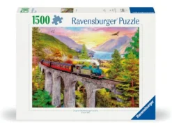 Ravensburger Erwachsenenpuzzle>Zugfahrt im Herbst - Puzzle 1500 Teile